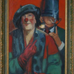 Kogut, 120 cm x 120 cm, olej na płótnie, 2015