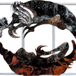 Bez tytulu, z cyklu Futuroidy, 2001r., 285x230cm