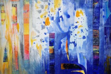 Kamila Wojciechowicz-Krauze – „Blue and yellow abstraction” Kamila Wojciechowicz-Krauze – „Blue and yellow abstraction”